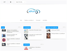 Tablet Screenshot of lcp.lv